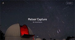 Desktop Screenshot of meteorcapture.com
