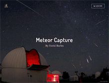 Tablet Screenshot of meteorcapture.com